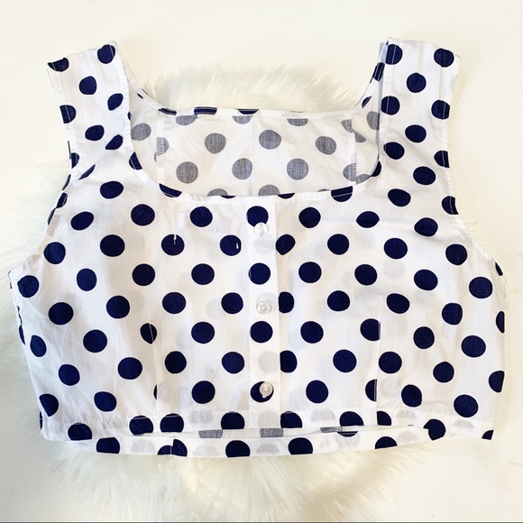 Urban Outfitters Polka Dot Crop Top NWOT - Picture 2 of 8